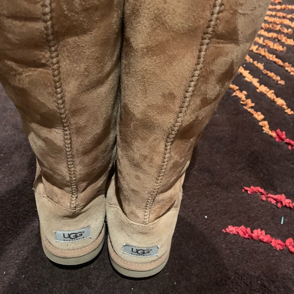 UGG Shoes - UGG ladies Classic Brown Boots size 10